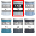 Acrylverf poederblauw - 1L pot - Vullow C2 hobbyverf voor canvas