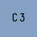Acrylverf middenblauw - 1L pot - Vullow C3 hobbyverf voor canvas