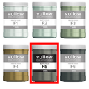 Acrylverf donker bosgroen - 1L pot - Vullow F5 hobbyverf voor canvas