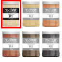 Acrylverf crème - 1L pot - Vullow K1 hobbyverf voor canvas