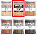 Acrylverf zandbruin - 1L pot - Vullow K2 hobbyverf voor canvas