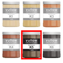 Acrylverf warm bruin - 1L pot - Vullow K5 hobbyverf voor canvas
