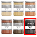 Acrylverf donkerbruin - 1L pot - Vullow K6 hobbyverf voor canvas