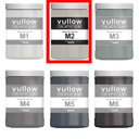 Acrylverf middengrijs - 1L pot - Vullow M2 hobbyverf voor canvas