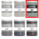 Acrylverf donkergrijs - 1L pot - Vullow M3 hobbyverf voor canvas