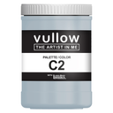 Acrylverf poederblauw - 1L pot - Vullow C2 hobbyverf voor canvas