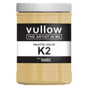Acrylverf zandbruin - 1L pot - Vullow K2 hobbyverf voor canvas
