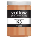 Acrylverf okergeel - 1L pot - Vullow K3 hobbyverf voor canvas