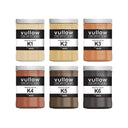 Acrylverf set - Kleurenpalet K - 6 kleuren - Vullow hobbyverf voor canvas