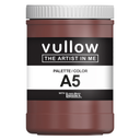 Acrylverf bordeauxrood - 1L pot - Vullow A5 hobbyverf voor canvas