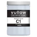 Acrylverf lichtblauw grijs - 1L pot - Vullow C1 hobbyverf voor canvas