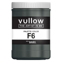 Acrylverf diepgroen zwart - 1L pot - Vullow F6 hobbyverf voor canvas