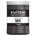Acrylverf zwart - 1L pot - Vullow M6 hobbyverf voor canvas